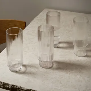 Ferm Living Longdrinkglas Ripple