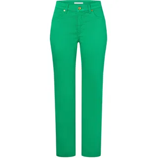 Stretch-Jeans MAC "Melanie" Gr. 42, Länge 30, grün (bright green) Damen Jeans Röhrenjeans Gerade geschnitten Bestseller