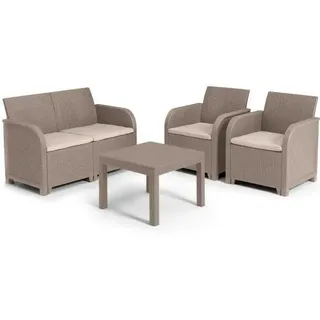 Allibert Von Keter Gartenmöbelset Beige Mit Kissen