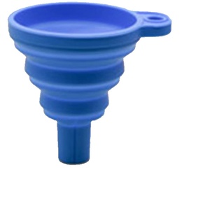 Poejetag Küche Silikon Faltbarer Trichter für Wasserflasche Flüssigpulver Transfer Food Grade Gadgets Mini Zubehör, Silicone, Blue