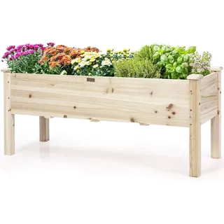 Hochbeet aus Holz, Pflanzbeet für Kinder