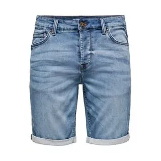 Only & Sons Jeans-Shorts in Blau - S