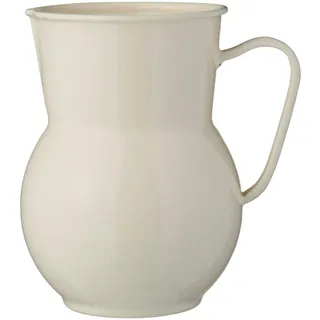 IB Laursen Kanne aus Emaille, 18.5 x 13.5 x 20 cm, creme