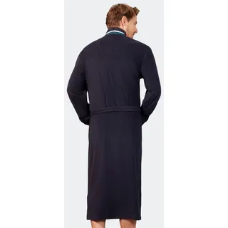 Hajo Bademantel Kimono Mantel, 125 cm, Frottee blau 50