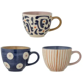 Bloomingville Eviaya Tasse 0,29 l Blau 3 St.