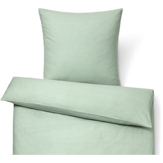 Bettwäsche aus gewaschenem Leinen - Grün - Leinen- Maße: 135 x 200 cm - Grün
