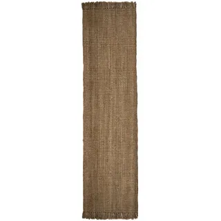 Flair Rugs Jute Boucle Juteteppich 60 x 150 cm Beige