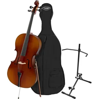Classic Cantabile Student Cello 4/4 Ständer Set