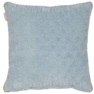 PiP Studio Dekokissen Quilty Dreams_Blue Green_UV_UV_45x45 1 Zierkissen 1x 45x45 cm, Dekokissen Couch kissen Sofa Kissen blau