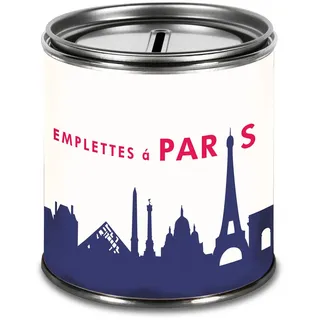 Spardose Paris Witzige Geschenkdose Geld-Scheine Schenken Geldgeschenke Metall