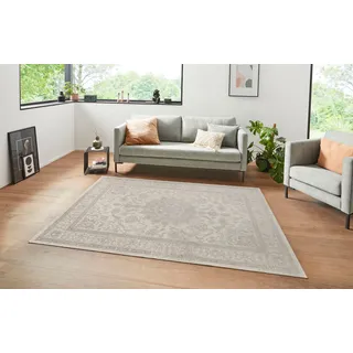 HANSE HOME Teppich HANSE HOME "Briar" Gr. 31, beige (creme), B:160cm H:6mm L:230cm, Viskose, Teppiche, Teppich, Samt, Orient-Optik, Seiden-Optik, robust, pflegeleicht, gekettelt