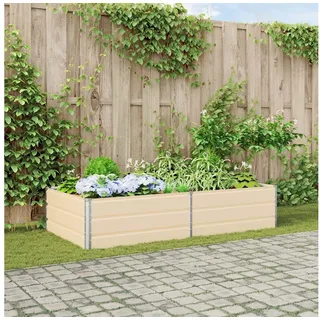 vidaXL Pflanzkübel 195 x 100 x 45 cm Weiß