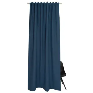 Schöner Wohnen Solo Schlaufenvorhang 130 x 250 cm Blau/Grau 1 St
