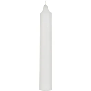 IB Laursen Dickere Rustikale Stabkerze 25 cm, Ø 3,8 cm, Höhe 25 cm, Ø 3,8 cm, weiß