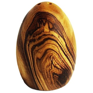 mitienda Salzstreuer Pfefferstreuer Ei-Form aus Holz