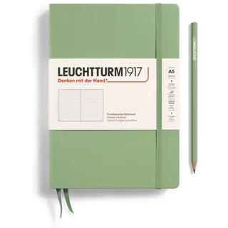 Leuchtturm1917 Notizbuch Medium A5 Salbei Dotted