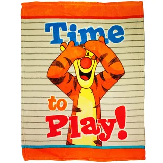 alles-meine.de GmbH Kuscheldecke/Fleecedecke - - Winnie Pooh - 75 cm * 100 cm - Decke aus Fleece - für Mädchen Jungen - Schmusedecke - Winter Sommer Jungendecke Mädchendecke - ..