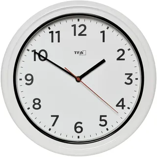 TFA, Wanduhr, Analoge Outdoor-Wanduhr (30.50 cm)