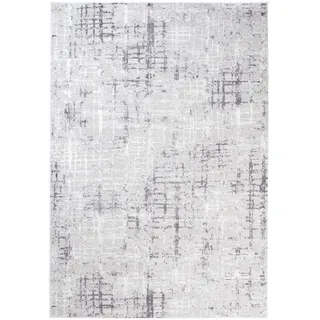 Tapiso Teppich, Grau, Kunststoff, 160x220 cm, in verschiedenen Größen erhältlich, pflegeleicht, Teppiche & Böden, Teppiche