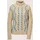 Longpullover Zopf und Rhomben-Muster 48