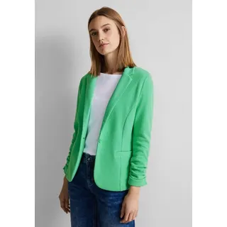 STREET ONE Damen Basic Blazer mit Raffungen - 40