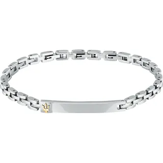 Maserati ICONIC Herrenarmband bicolor JM324AVD55 Größe 18 cm