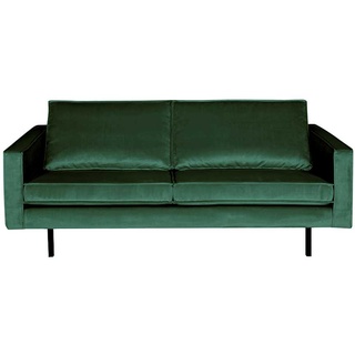 Samt Couch im Retrostil Grün