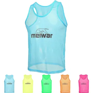 meiwar Leibchen - 10er Set Trainingsleibchen I Größe XL I Blau - XL
