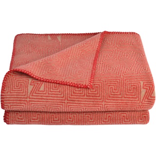Zoeppritz Decke Soft-Fleece-Legacy, Rot, Textil, 160 cm, Kettelrand, Wohntextilien, Decken, Kuscheldecken