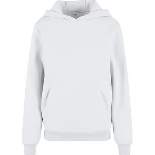Build Your Brand Fluffy Hoodie Weiß M