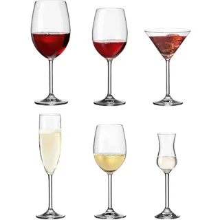 LEONARDO Daily Wein- und Sektgläser 36er Set transparent