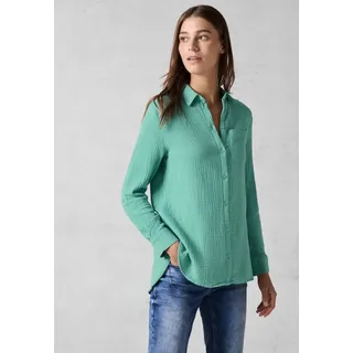 Cecil Damen B344980 Musselin-Bluse, Adriatic Green, XXL - XXL