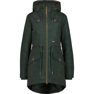 Alife & Kickin Winterjacke ALIFE & KICKIN "Damen CharlotteAK B Winterjacke, gefütterte Jacke", Damen, Gr. M, grün (grün gable), 100% Polyester, Jacken Winterjacke