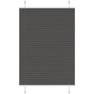 vidaXL Plissee 90 x 100 cm schwarz