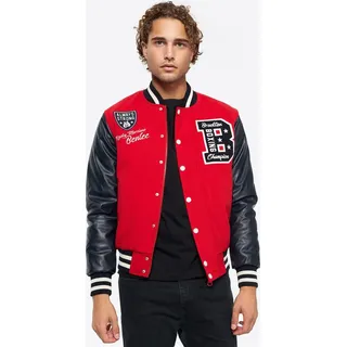 BENLEE Rocky Marciano Herren College Jacke Newark Red/Navy/Ecru S Benlee - / S