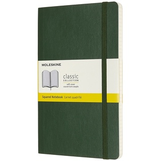 Moleskine, Heft + Block, Notizbuch Classic (13 x 21 cm, Kariert, Harter Einband)