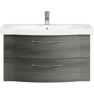 Pelipal Waschbeckenunterschrank Quantum 03 Graphit 90 cm