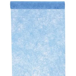 Santex NEU Tischläufer Faseroptik türkis, 30cm x 5m