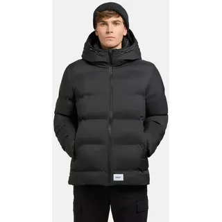 khujo Steppjacke Silas2 Warme Herren Winterjacke mit großer Kapuze grau S (48)