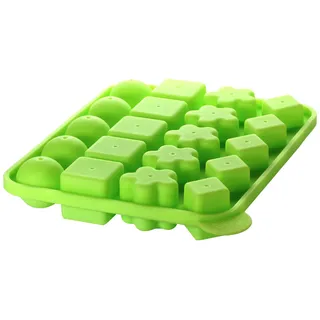 Yoko Design Silikonbackblech für Cake Pops in 4 verschiedenen Formen + 20 Stiele