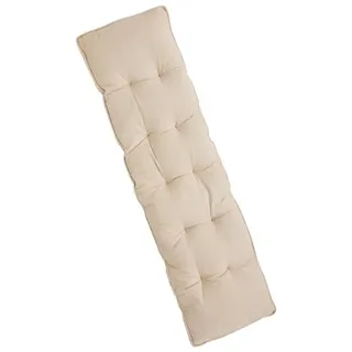 Next Sitzauflage Sitzkissen in Leinenoptik Baumwolle – Bankkissen, (1 St) beige