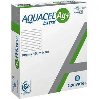 Convatec (Germany) GmbH AQUACEL Ag+ Extra 10X10CM 10 st