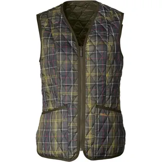 Barbour Steppweste Weste Tartan Betty grün 16