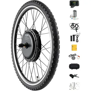 Vevor Vorderrad-E-Bike-Nabenmotorsatz 1000 W 48 V φ650mm Schwarz
