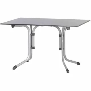 Sieger Boulevard-Klapptisch mit vivodur-Platte 120 x 80 x 73 cm graphit/schieferdekor anthrazit