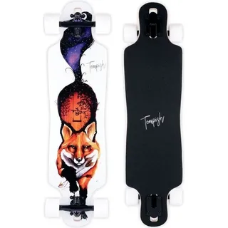 Tempish longboard Fox 82,5x21,5 cm Holz weiß/schwarz ́ Transparent