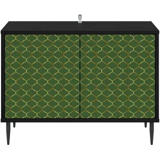 vidaXL GELEEN TV-Schrank 69 x 33 x 50,5 cm Schwarz Holz
