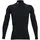 Armour ColdGear Mock Kompressionsshirt Herren 001 black/white XL