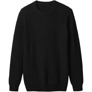 esmara Men Herren Pullover Grobstrick (Schwarz, S (44/46))