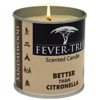 FEVER-TREE Duftkerze Duftkerze Sandelholz gegen Fliegen Mücken Stechmücken 30 Std.